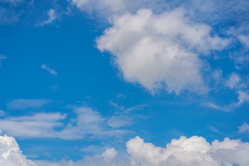 Obraz na płótnie Canvas Blue sky with clouds. for background or texture