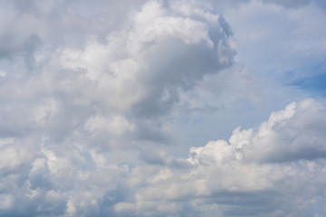 Blue sky with clouds. for background or texture