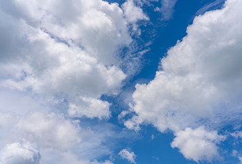 Obraz premium Blue sky with clouds. for background or texture