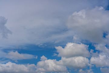 Blue sky with clouds. for background or texture