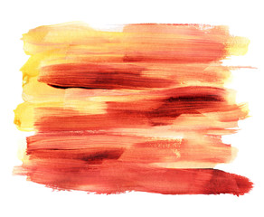 Red and orange Watercolor spot