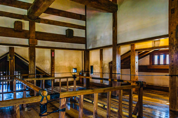 Matsumoto Castle Interior, Nagano, Japan