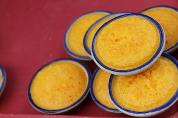 Toddy Palm Cake (Kanom Tarn) , Thai dessert
