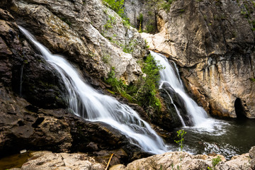 Waterfall Mokranjske Stene in village mokranje near the Negotin, in Serbia