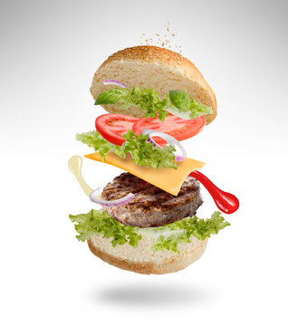 Hamburger esplosivo, creativit&agrave; in cucina