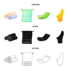 Isolated object of soft and clean logo. Collection of soft and household vector icon for stock.