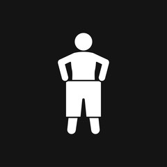 Weight loss icon logo, illustration, vector sign symbol for design