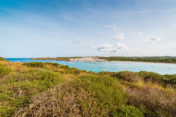 Es Grau Village in Minorca, Spain.