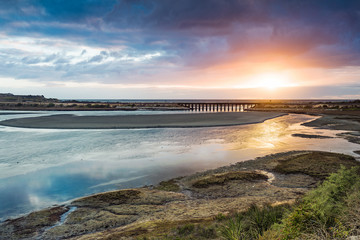 Batiquitos Lagoon sunset