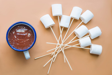 hot Chocolate  with marshmallow