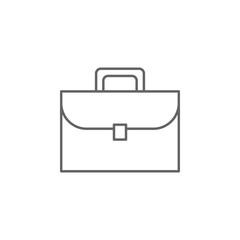 Justice portfolio outline icon. Elements of Law illustration line icon. Signs, symbols and vectors can be used for web, logo, mobile app, UI, UX