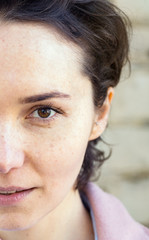 portrait of a happy girl