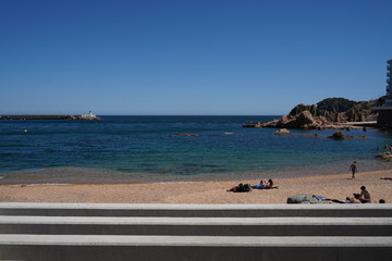 Sant Feliu de Guixols. Village in Costa Brava. Girona. Catalonia,Spain