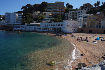 Sant Feliu de Guixols. Village in Costa Brava. Girona. Catalonia,Spain