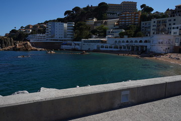 Sant Feliu de Guixols. Village in Costa Brava. Girona. Catalonia,Spain
