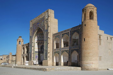 Fototapeta na wymiar Abdullazizkhan madrasa in Bukhara, Uzbekistan