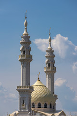 Fototapeta na wymiar Great white mosque of Bulgar Tatarstan Russia