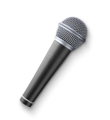 Microphone isolated on white background