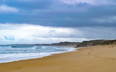 Houghton M. Roberts Beach on a Cloudy Day