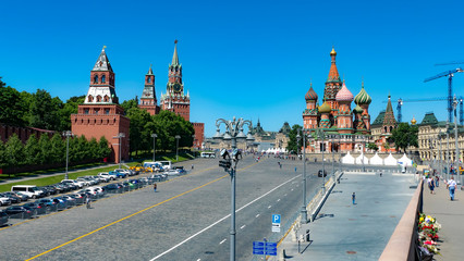 Obraz premium red square