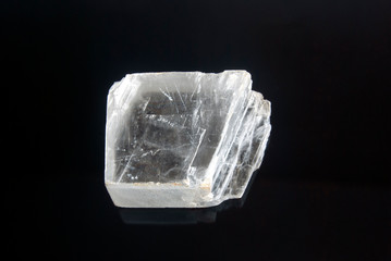 A sample of mineral stone - raw Gypsum stone. Origin: Turkmenistan.