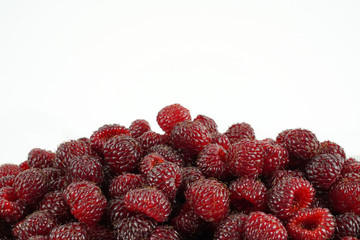 Fresh raspberry, Delicious raspberry isolated on color background