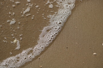 waves on the beach