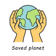 Saved planet color icon