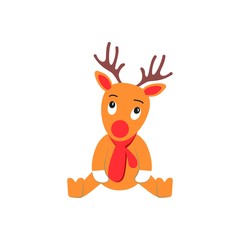 A Deer of Christmas icon holiday day