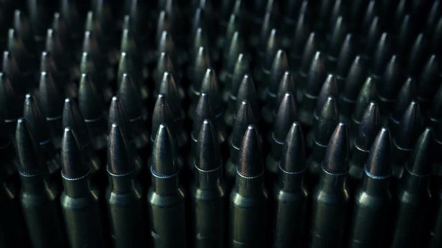 Moving Past Many Bullets In Moody Lighting