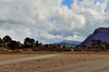 camino entre Argentina y Chile