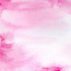 pink paper  watercolor background with copy space for your text or image