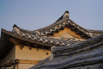 Fototapeta na wymiar Korean traditional houses