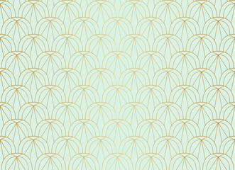 Classic art deco seamless pattern. Geometric stylish ornament. Vector antique texture.