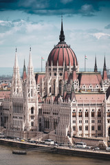 Obraz premium Parliament in Budapest, Hungary