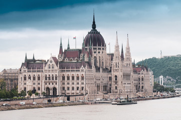 Fototapeta premium Parliament in Budapest, Hungary