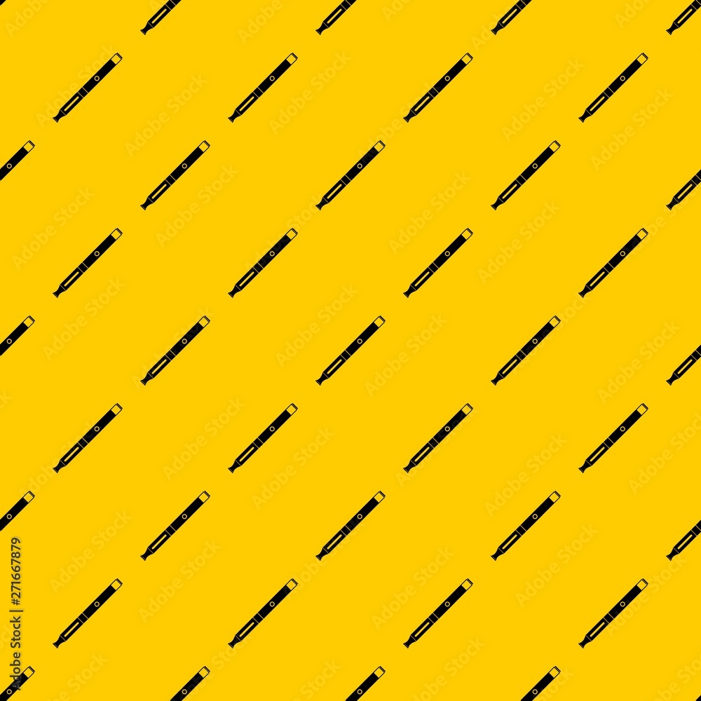 Poster electronic cigarette pattern seamless vector repeat geometric yellow for any design