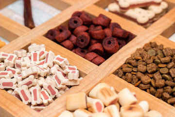 Fototapeta premium Assorted dog food