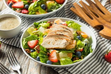 Healthy Homemade Strawberry Poppyseed Salad