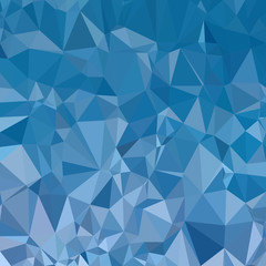 Fototapeta premium Abstract polygon blue graphic pattern composed of triangles. Vector graphic wallpaper.