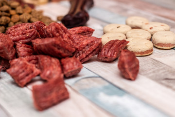 Pet food, snacks for dogs