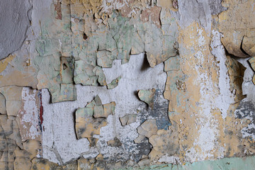 Old Weathered Peeling Wall Texture