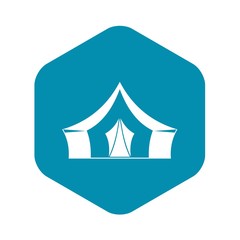 Tent, camping symbol icon. Simple illustration of tent, camping symbol vector icon for web