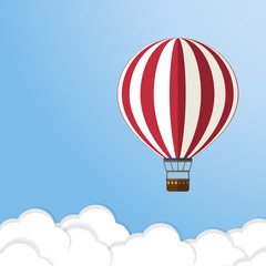 Obraz premium Balon na gorące powietrze