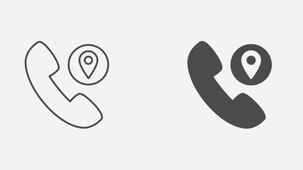 Call vector icon sign symbol