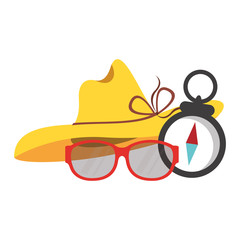 Summer vacations and travel cartoons