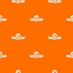 Control machinery pattern vector orange for any web design best