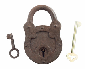 vintage lock and key