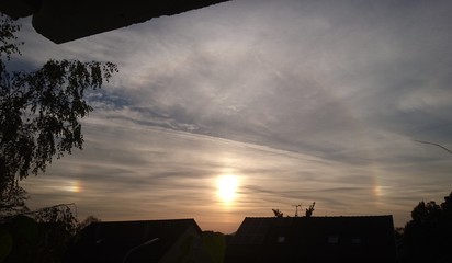 halo effect with the sun