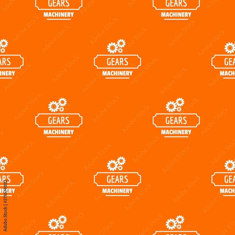 Aufkleber process machinery pattern vector orange for any web design best